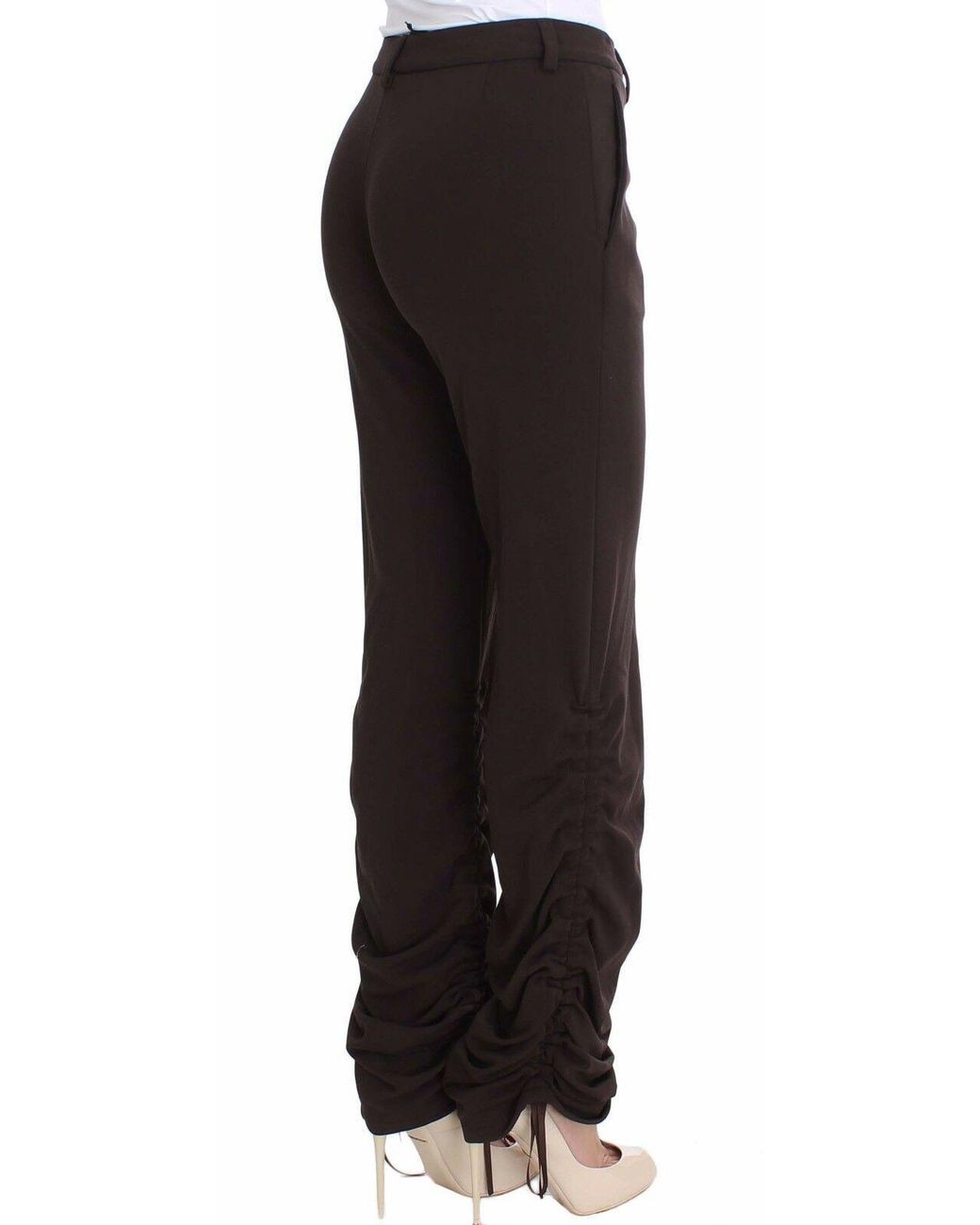 Ermanno Scervino Black Chic Casual Trousers For Sophisticated Style