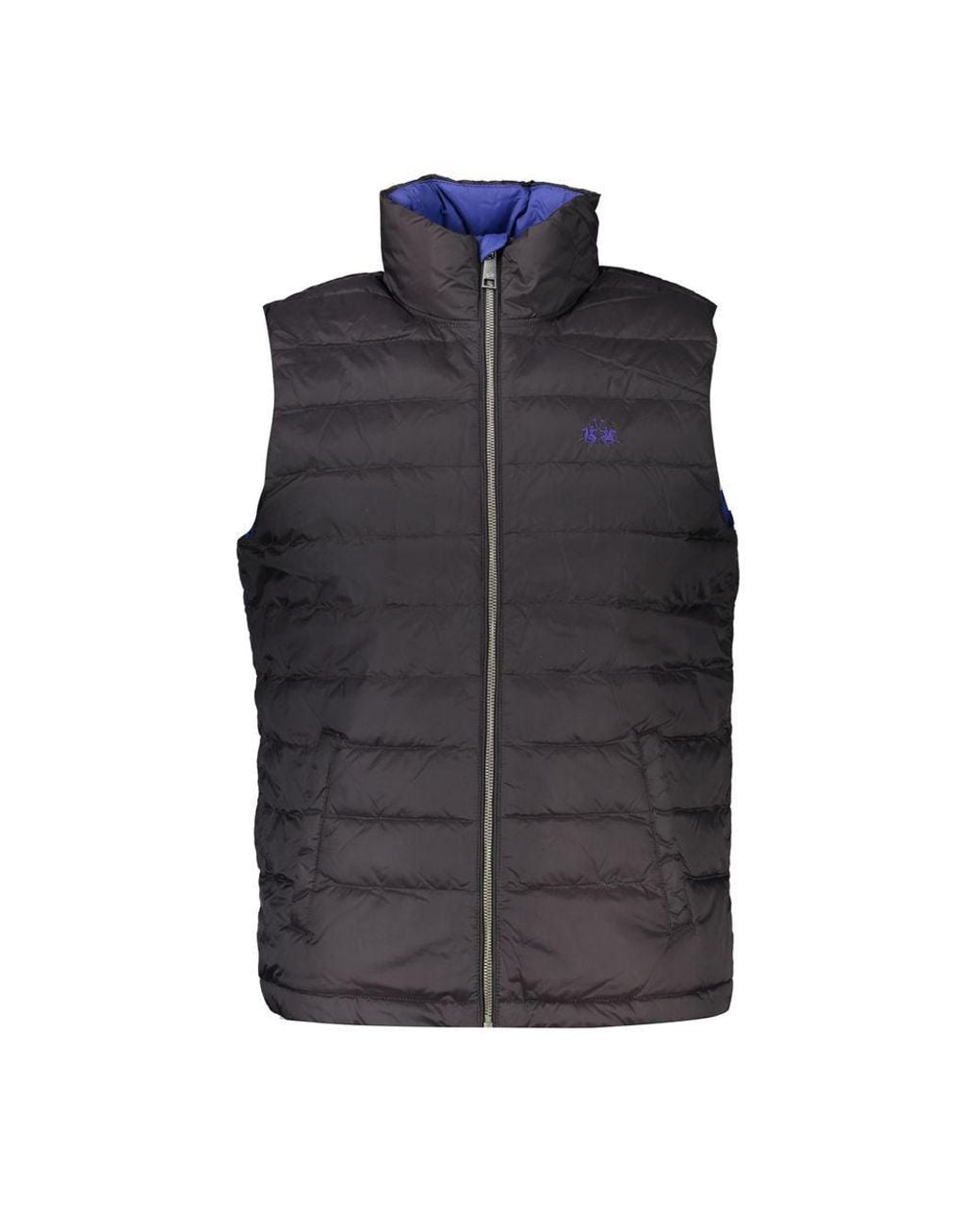 La Martina Blue Polyamide Jacket for men