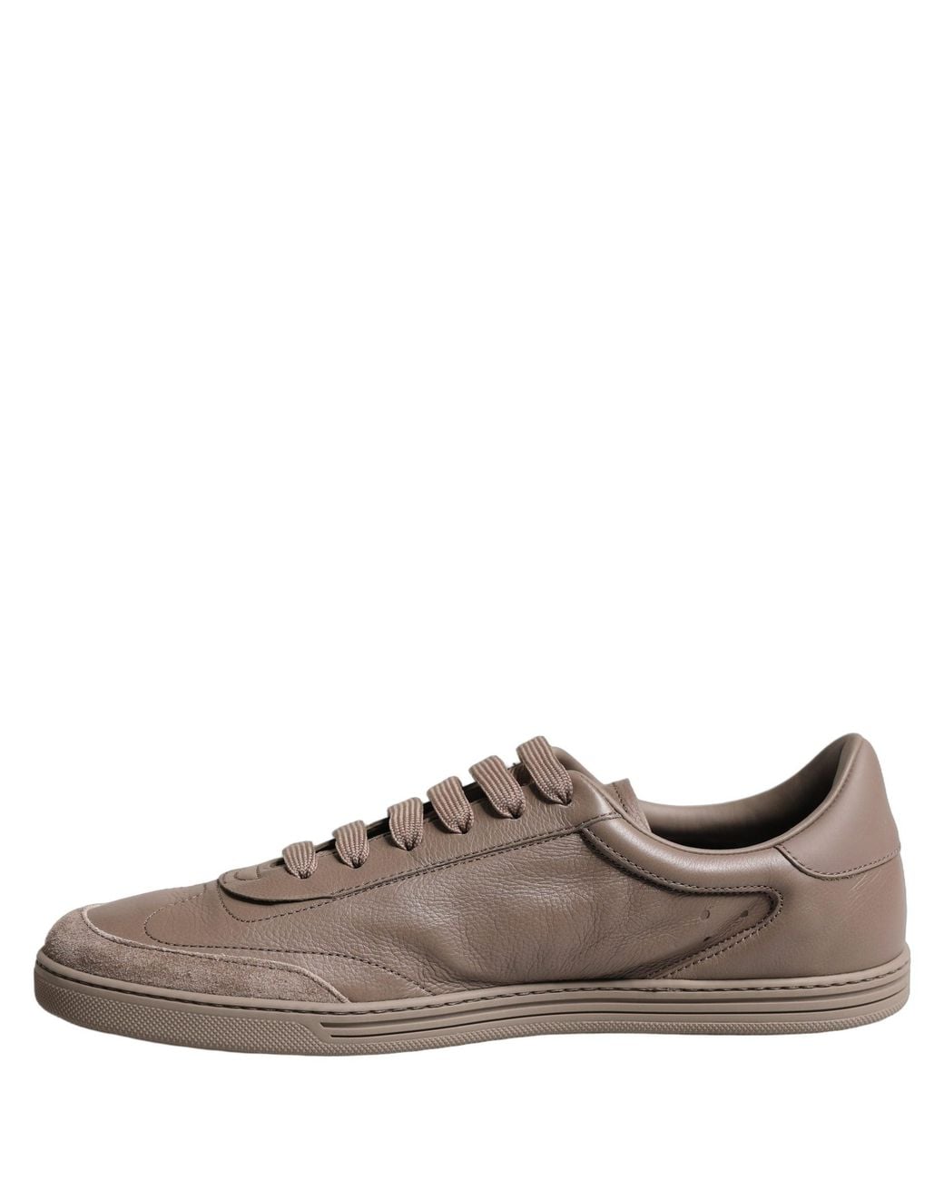 Dolce & Gabbana Brown Taupe Saint Tropez Low Top Sneakers Shoes for men