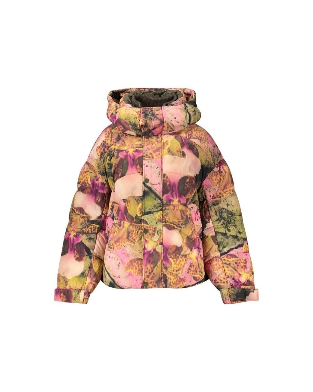 Desigual Pink Polyamide Jacket