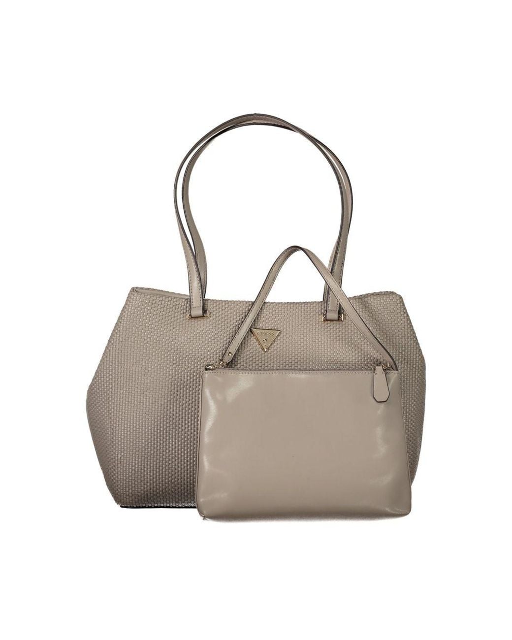 Guess Gray Polyurethane Handbag