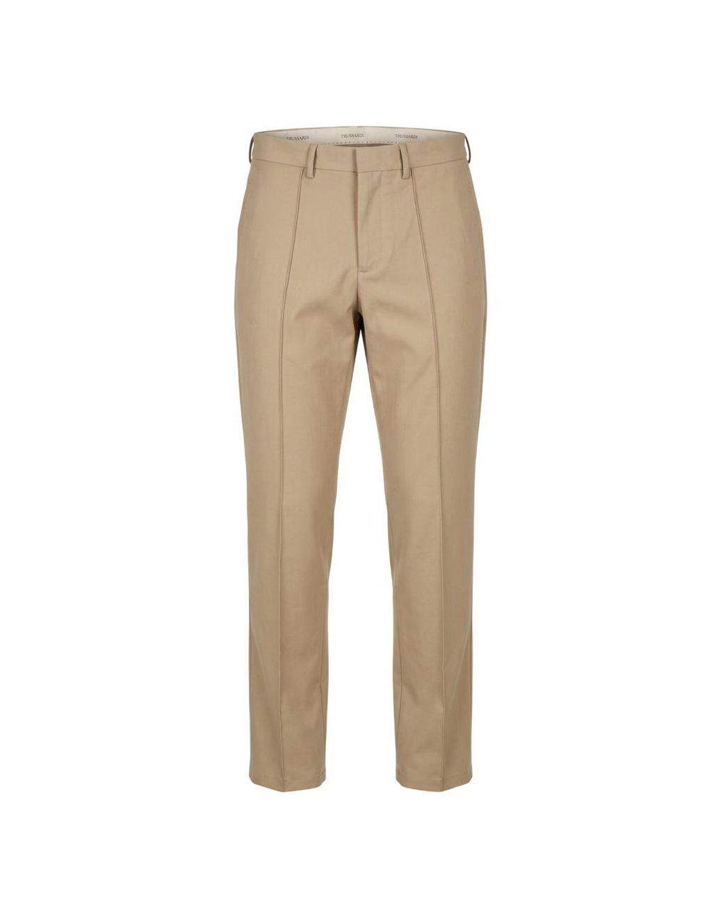 Trussardi Natural Beige Cotton Mens Pants for men