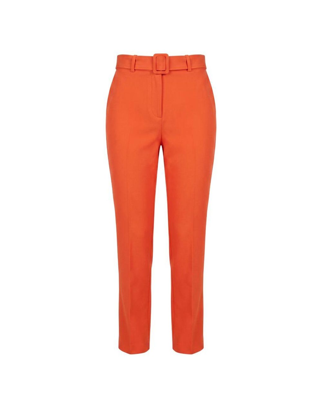 Trussardi Red Orange Viscose Pants