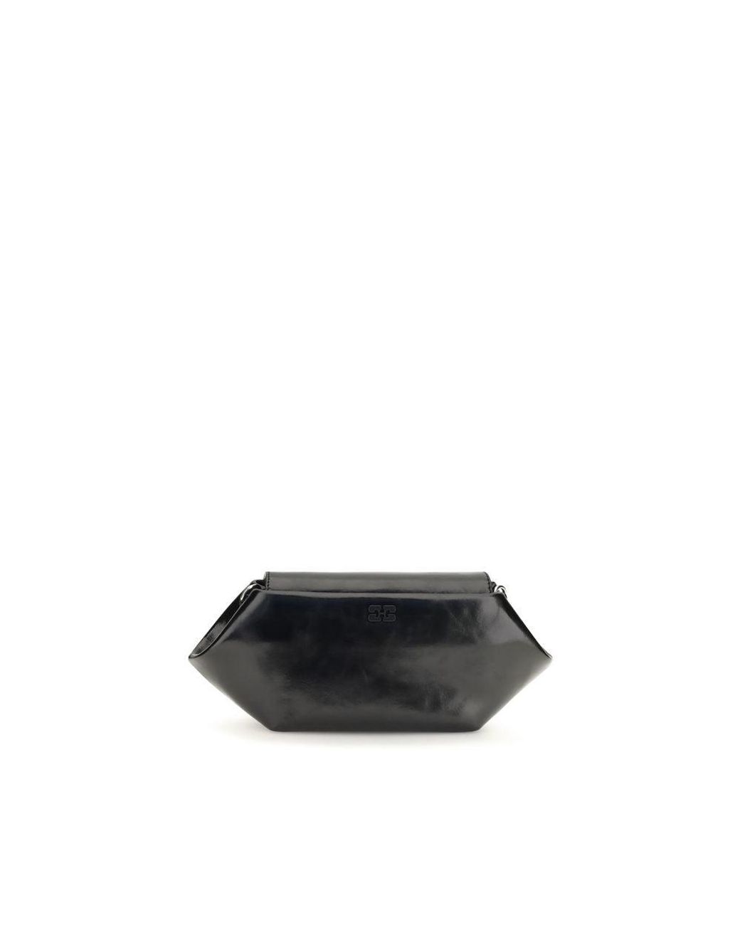 Ganni Black Polyethylene Shoulder Bag