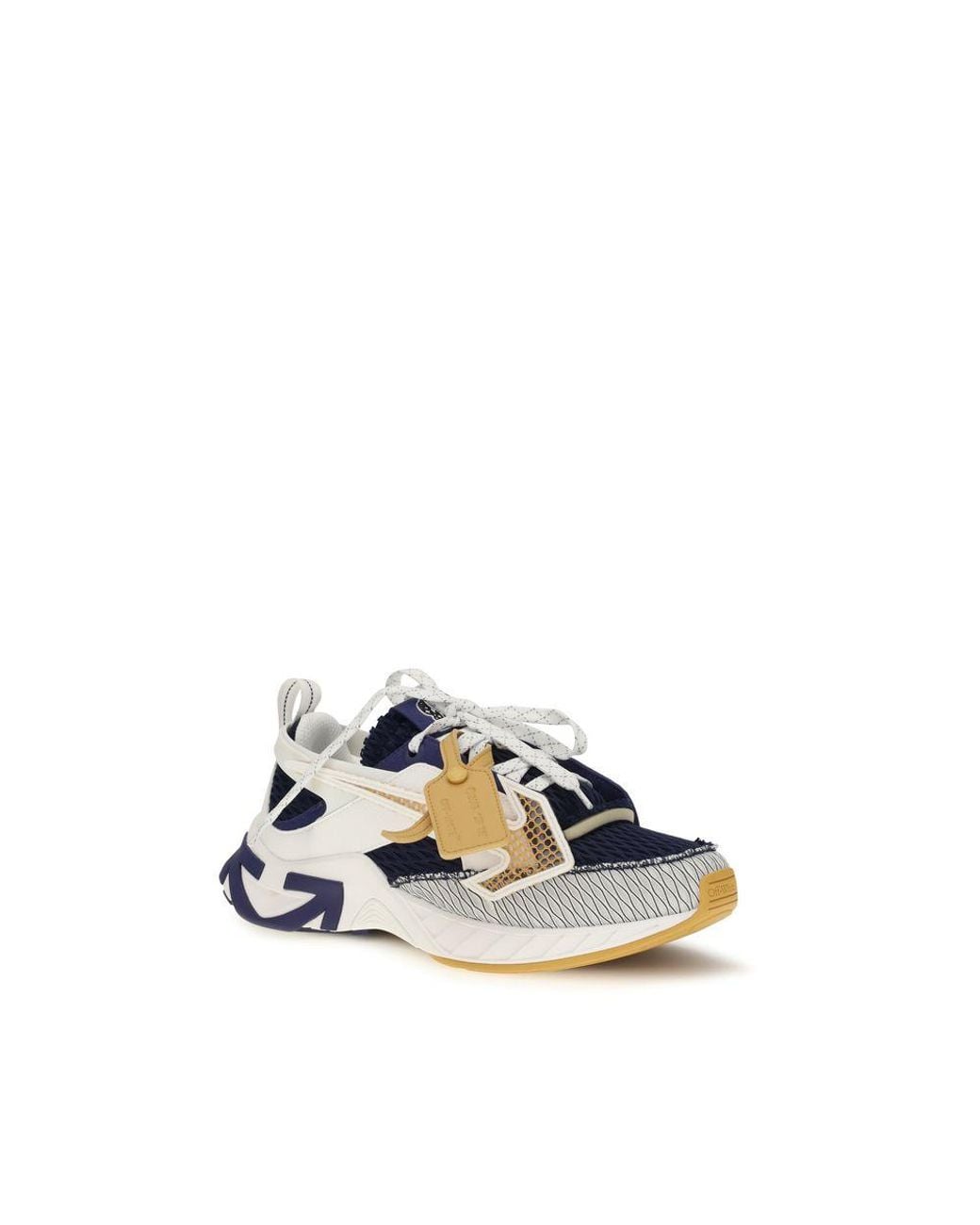 Off-White c/o Virgil Abloh White Multicolor Fabric Athletic Sneakers - Eu40/us7 for men