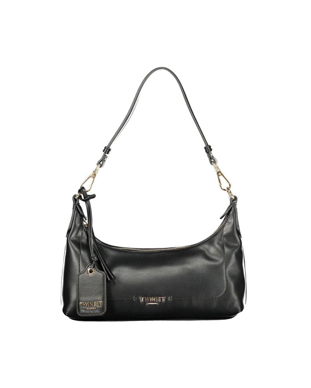 Twinset Black Polyurethane 's Bag