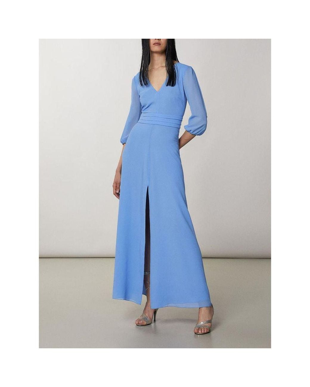 Patrizia Pepe Blue Polyester Casual Dress