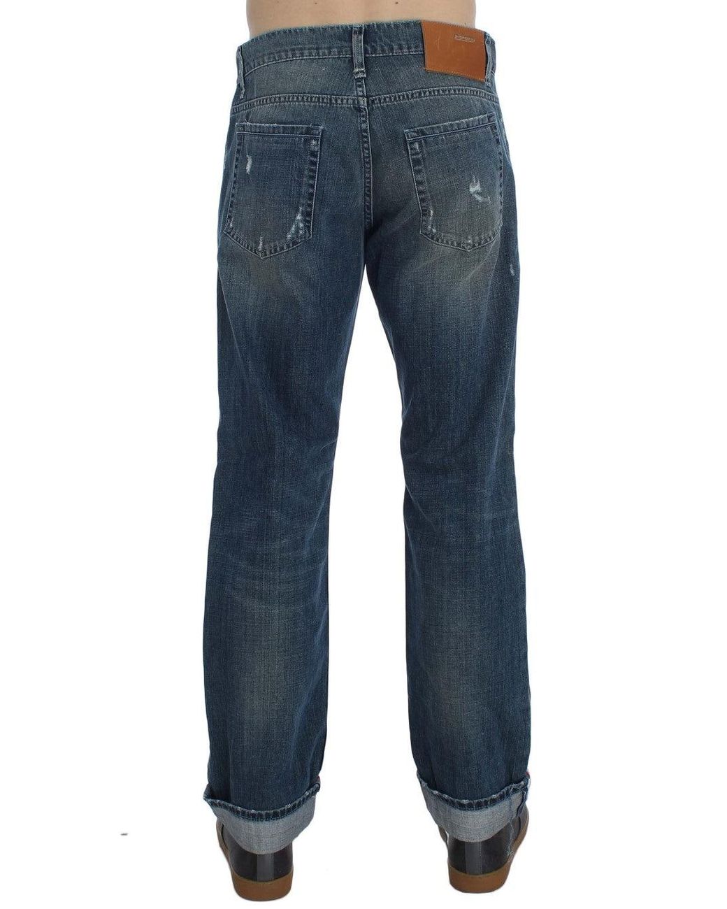 Acht Denim Straight Fit Jeans Blue Sig30493 for men
