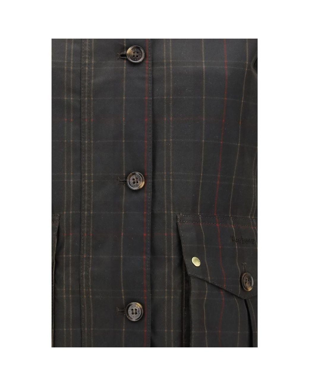 Barbour Black Bicolor Cotton Full