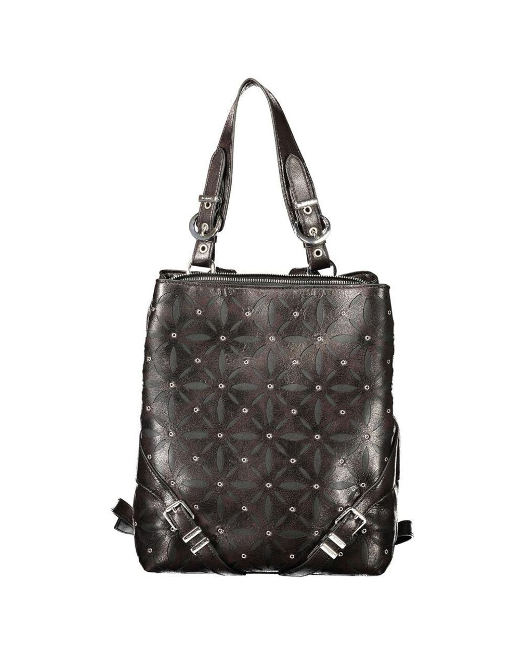 Desigual Black Polyurethane 's Backpack