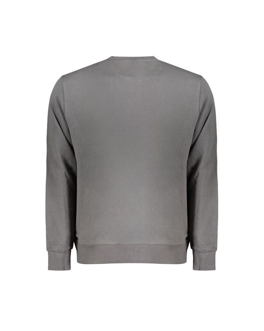 North Sails Gray Cotton Sweater for men