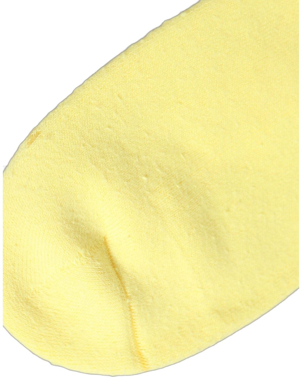 Dolce & Gabbana Yellow Cotton Ribbed Mid Calf Accessory Socks