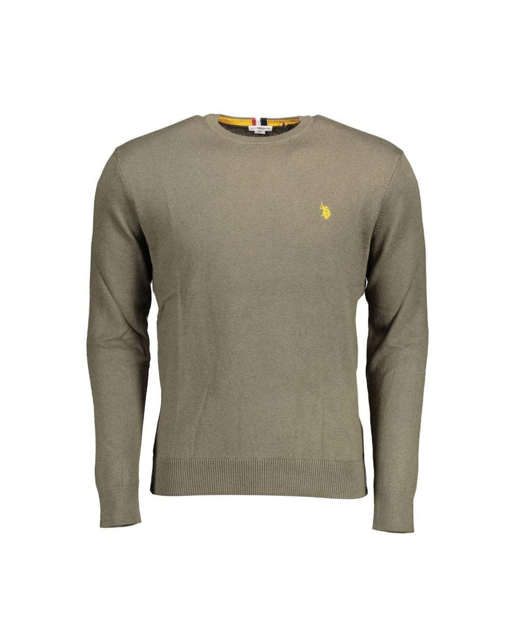 U.S. POLO ASSN. Green U. S. Polo Assn. Cotton Sweater for men