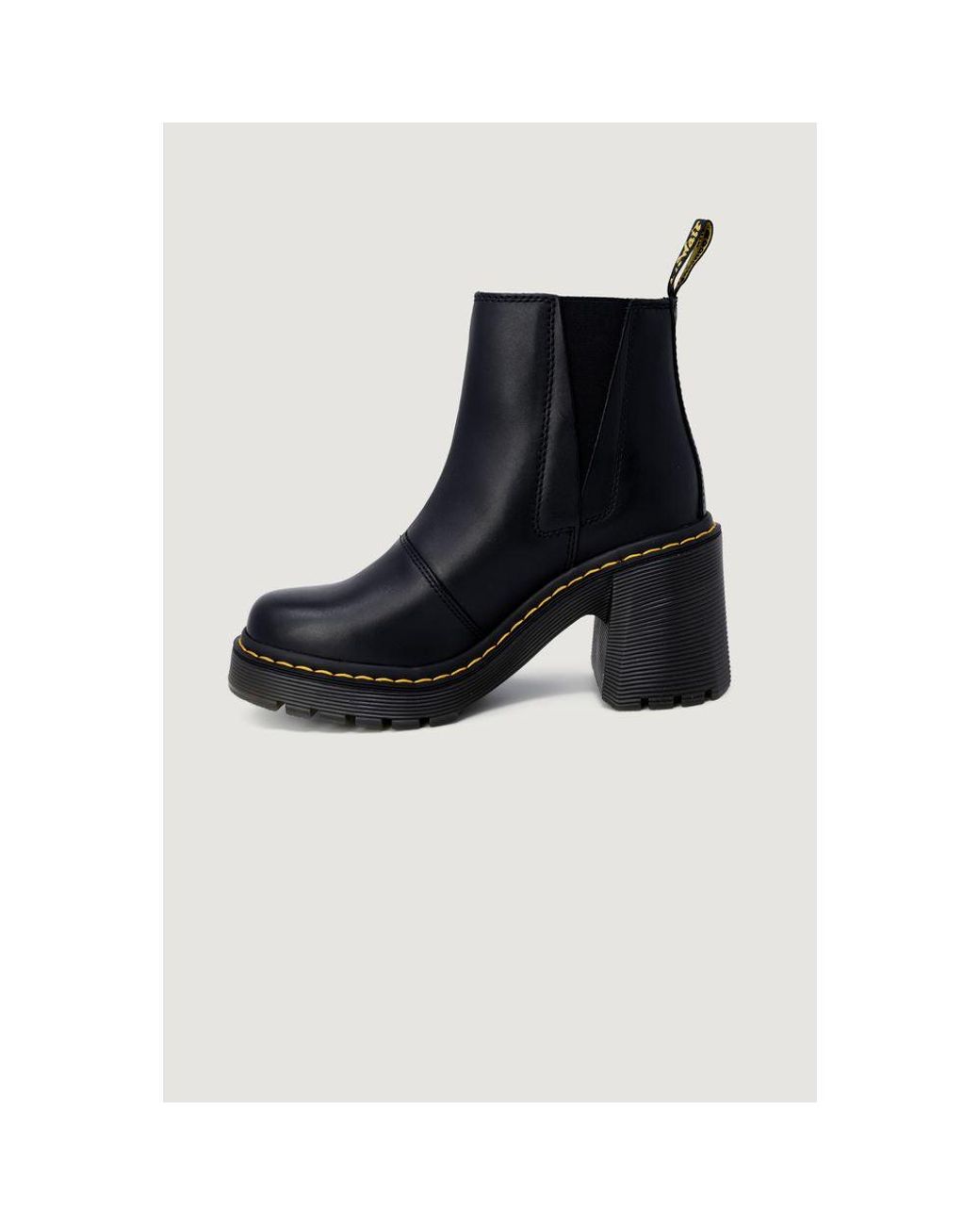 Dr. Martens Black Leather High Heel Pumps