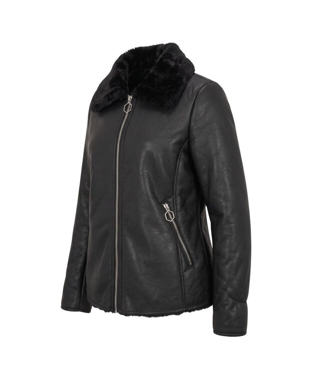 Baldinini Black Pu Jacket