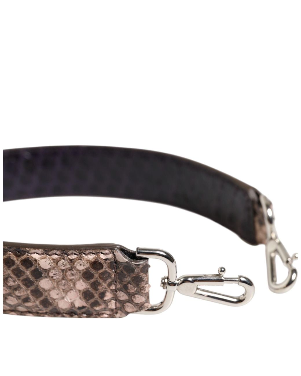 Dolce & Gabbana Brown Exotic Leather Handbag Accessory Shoulder Strap for men