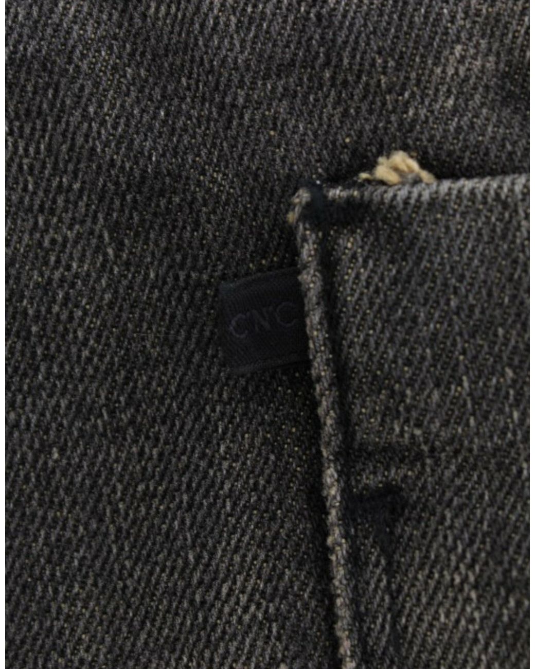 CoSTUME NATIONAL Black Distressed Jeans