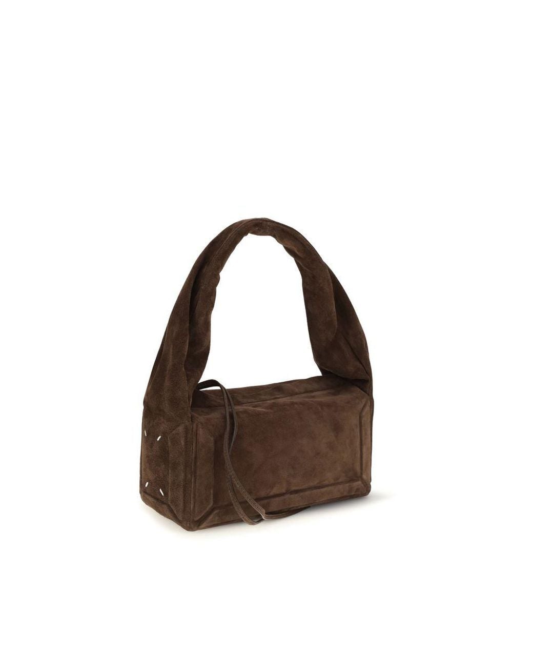 Maison Margiela Brown Calf Leather Bos Taurus Shoulder Bag