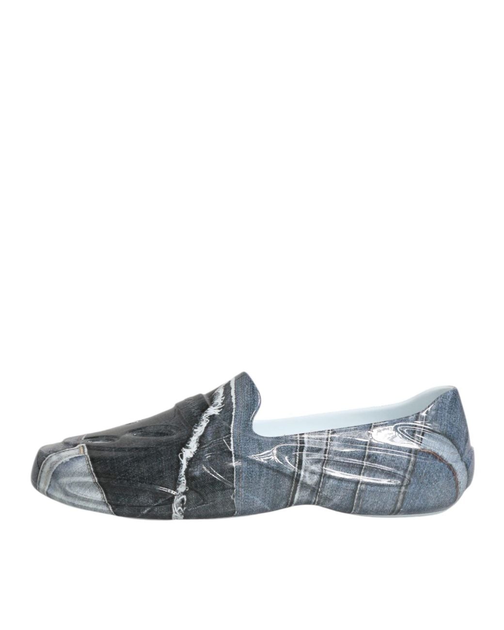 Dolce & Gabbana Gray Multicolor Rubber Men Low Top Sneakers Shoes for men