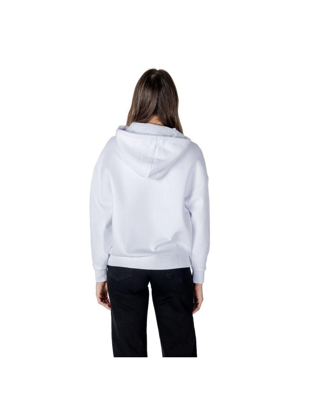 ARMANI EXCHANGE White Cotton Hoody