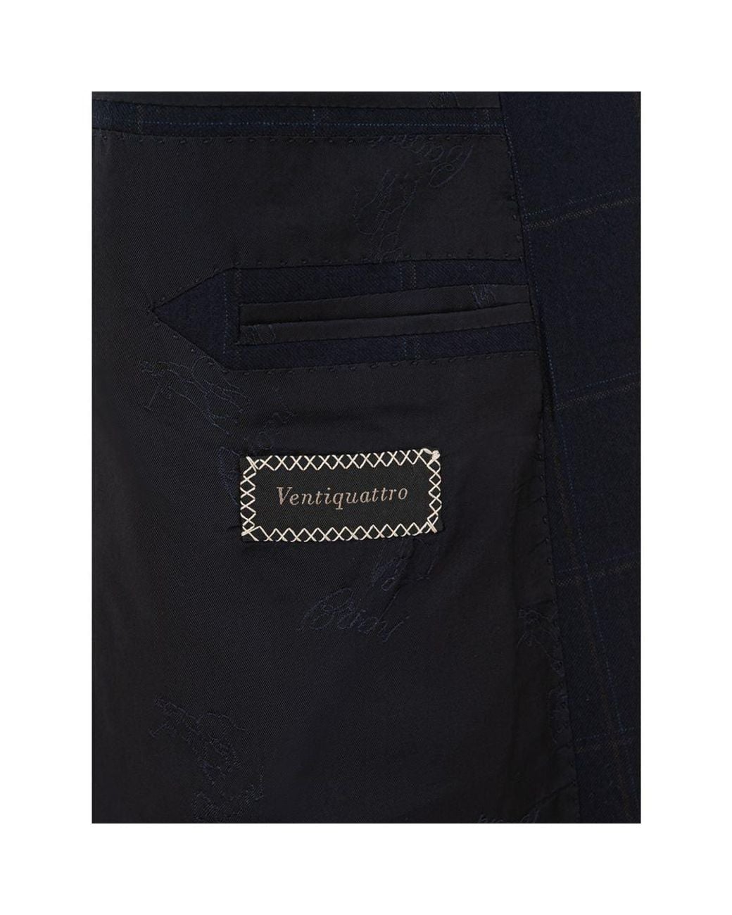 Brioni Blue Wool Blazer for men