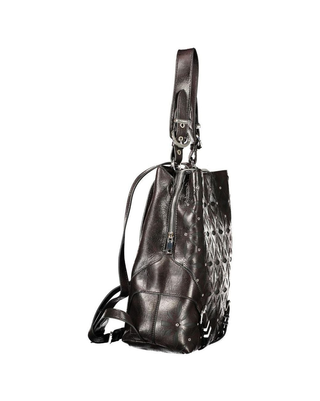 Desigual Black Polyurethane 's Backpack
