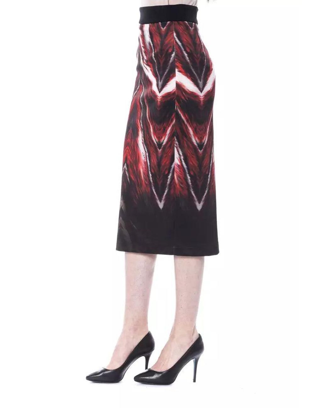Byblos Red Byblo Elegant Long Pencil Skirt