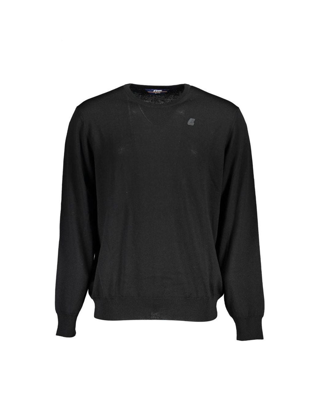 K-Way Black Wool Sweater for men