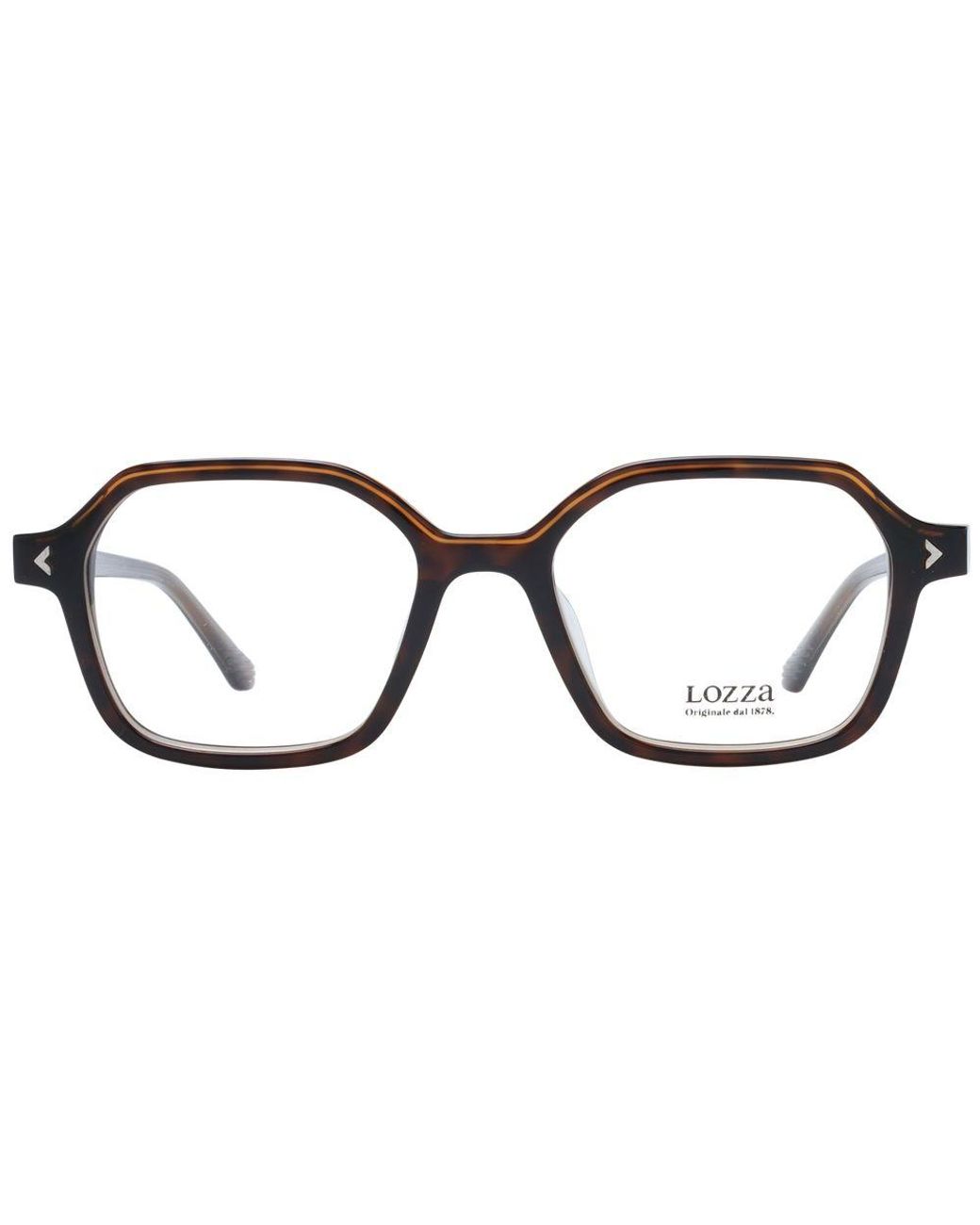 Lozza Brown Acetate & Plastic Glasses (Frames)