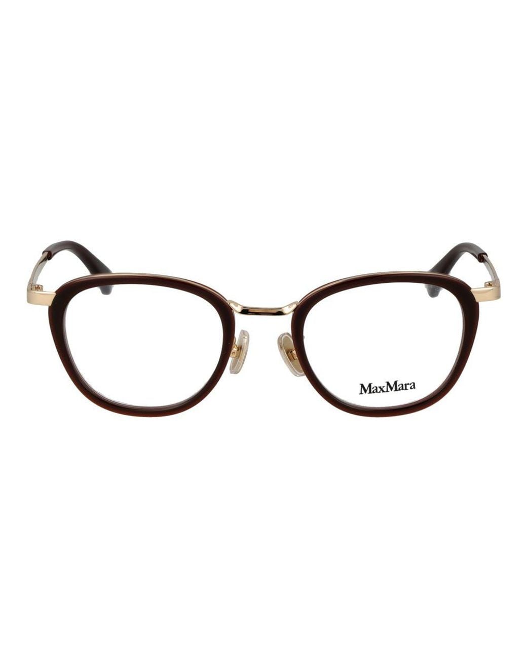 Max Mara Black Brown Plastic Glasses (frames)