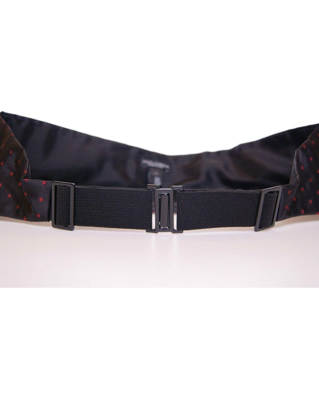 Dolce & Gabbana Black Waist Tuxedo Smoking Belt Cummerbund for men