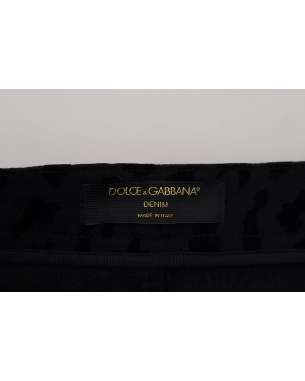 Dolce & Gabbana Black Chic Mid Waist Hot Pant Short