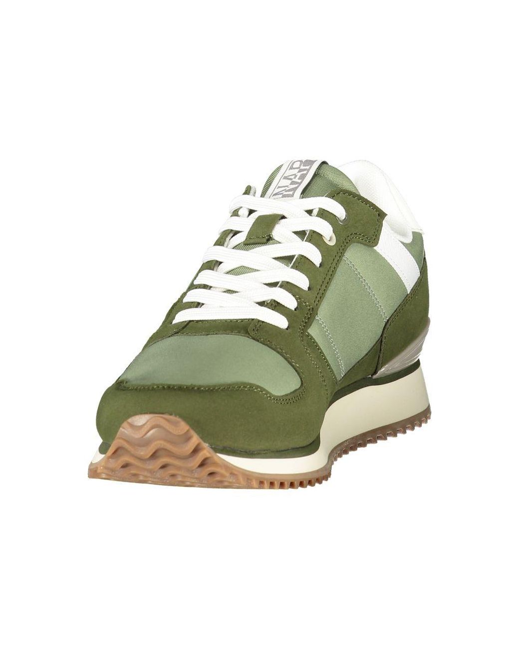 Napapijri Green Polyurethane Men's Sneaker for men