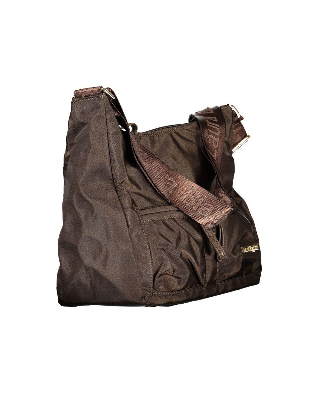 Laura Biagiotti Brown Marrone Polyester Handbag