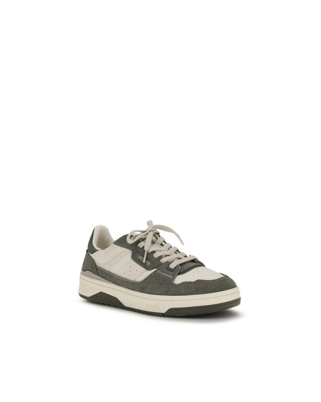 Axel Arigato White Bicolor Calf Leather Bos Taurus Low Top Sneakers for men