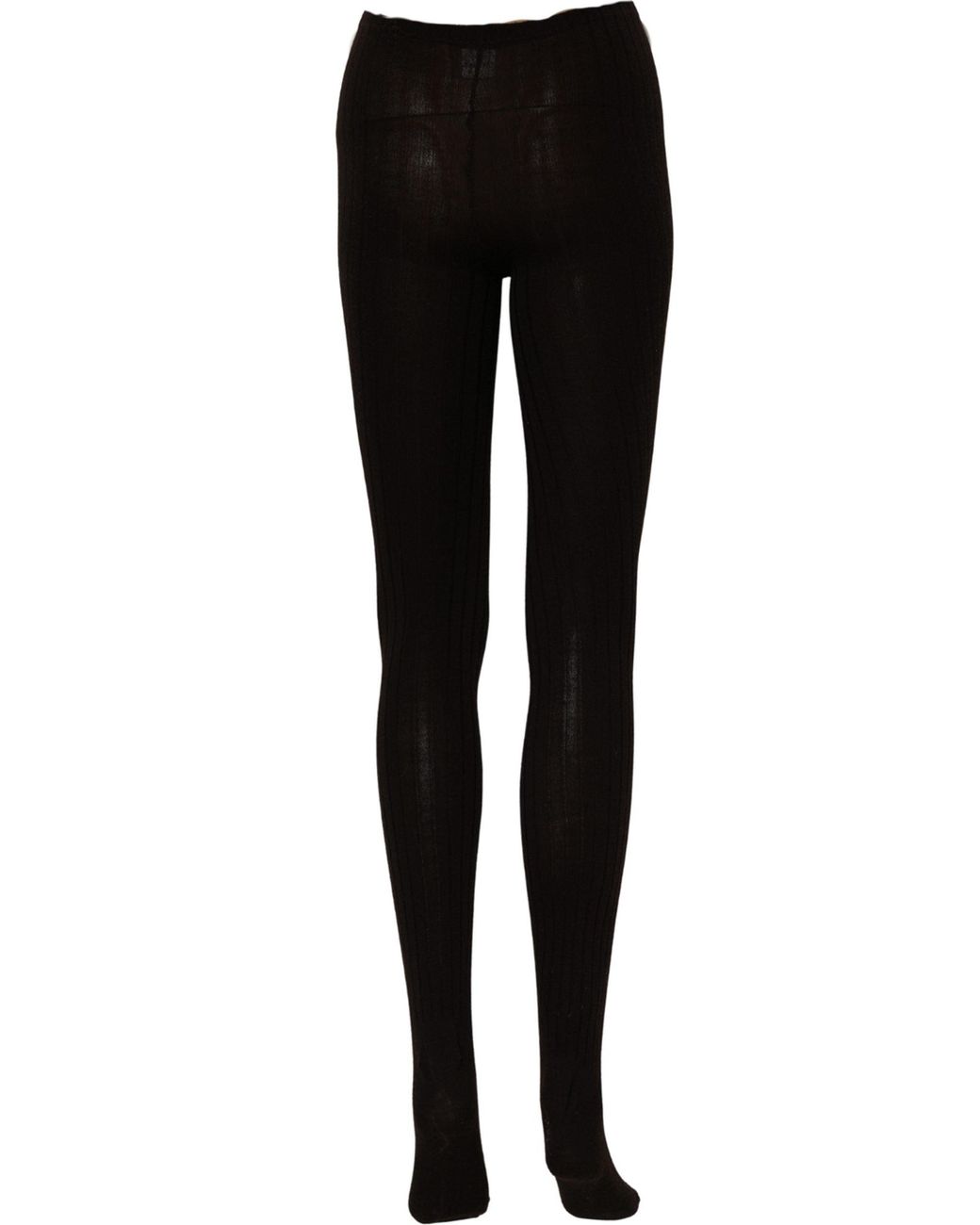 Dolce & Gabbana Black Wool Tights Stocking Pantyhose Socks