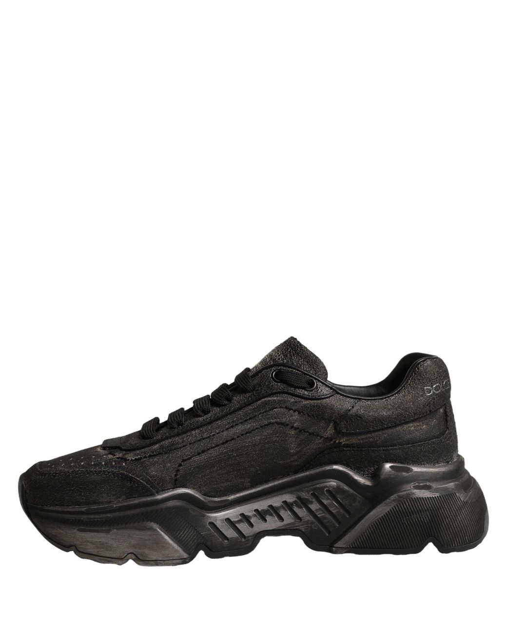 Dolce & Gabbana Black Daymaster Low Top Sneakers Shoes