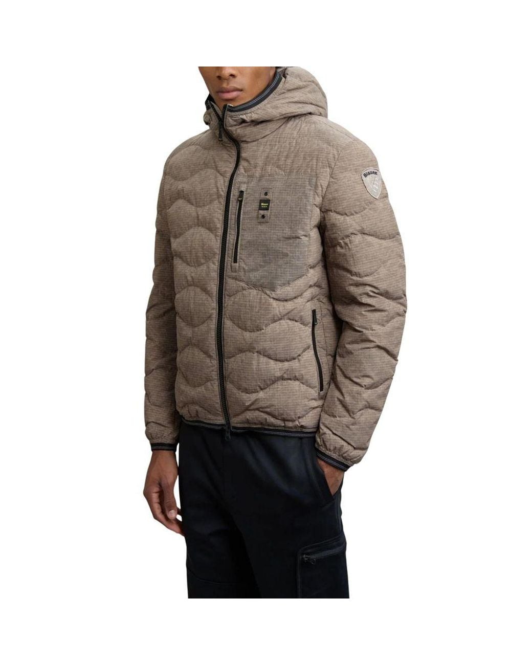 Blauer Brown Polyester Coat for men