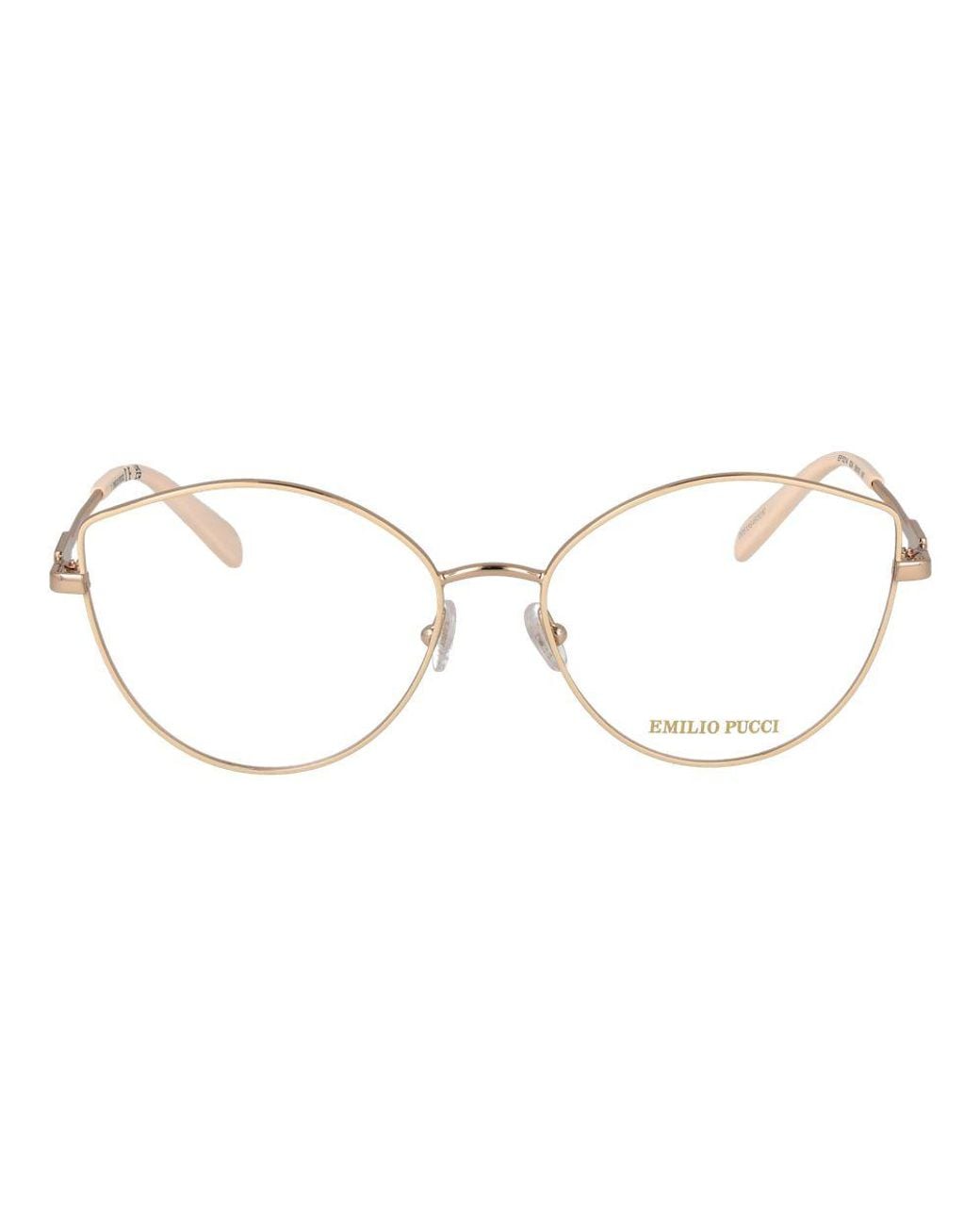Emilio Pucci Metallic Metal Glasses (Frames)