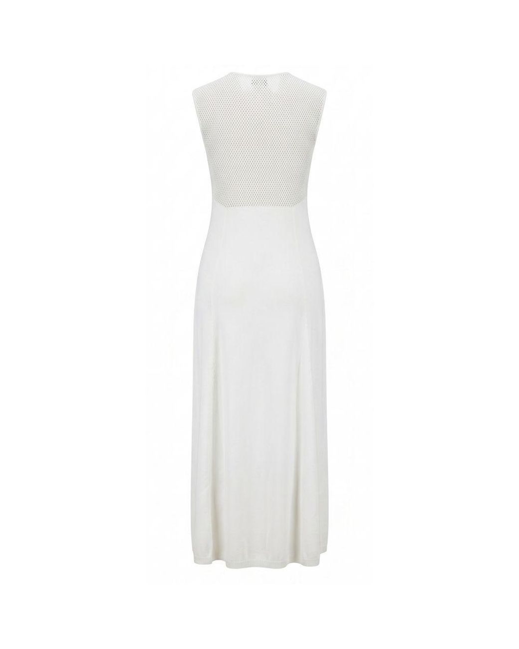 Malo White Silk Dress