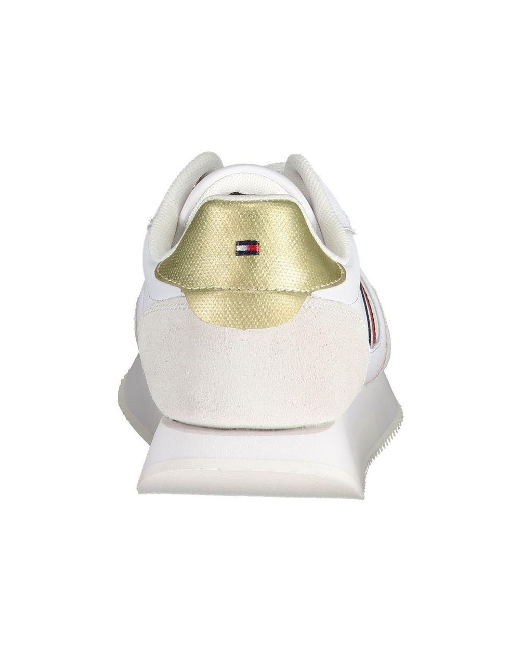 Tommy Hilfiger White Chic Sneakers With Embroidery Accent