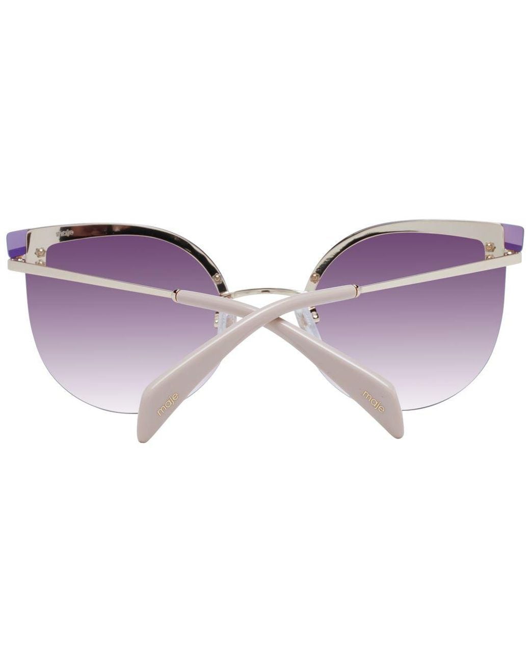 Maje Purple Gold Sunglasses