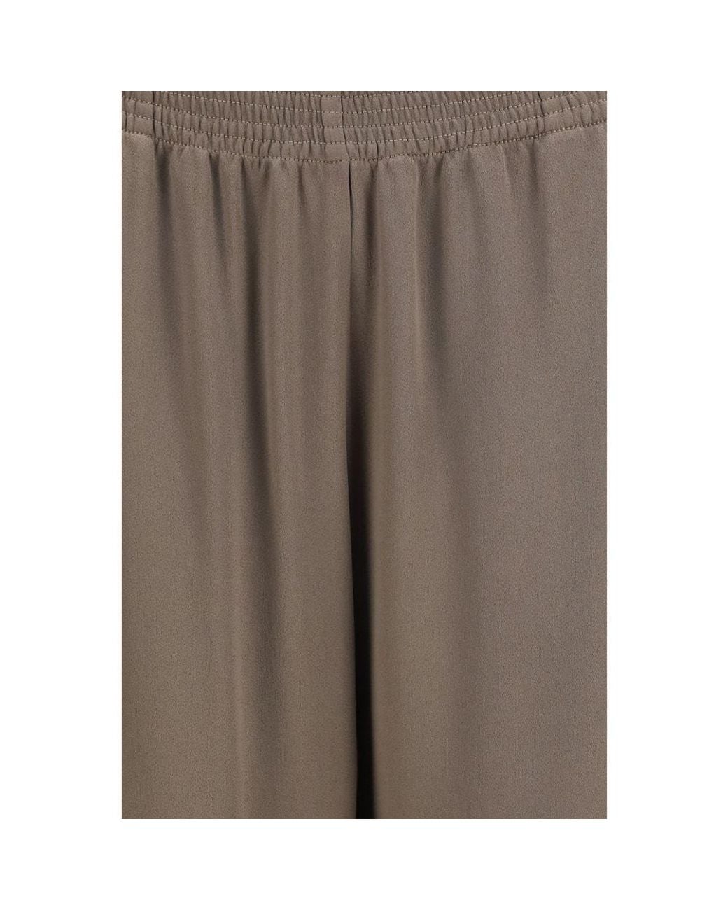 Fabiana Filippi Brown Viscose Casual Pants