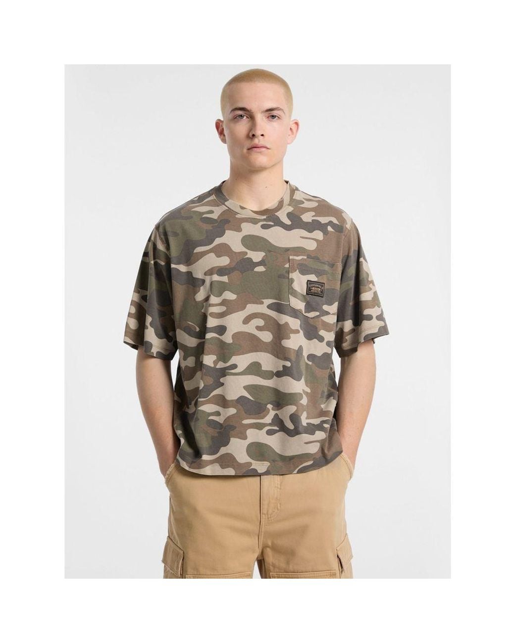 Guess Brown Cotton T-Shirt for men
