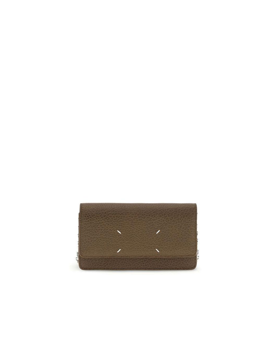 Maison Margiela Brown Calf Leather Bos Taurus Wallet