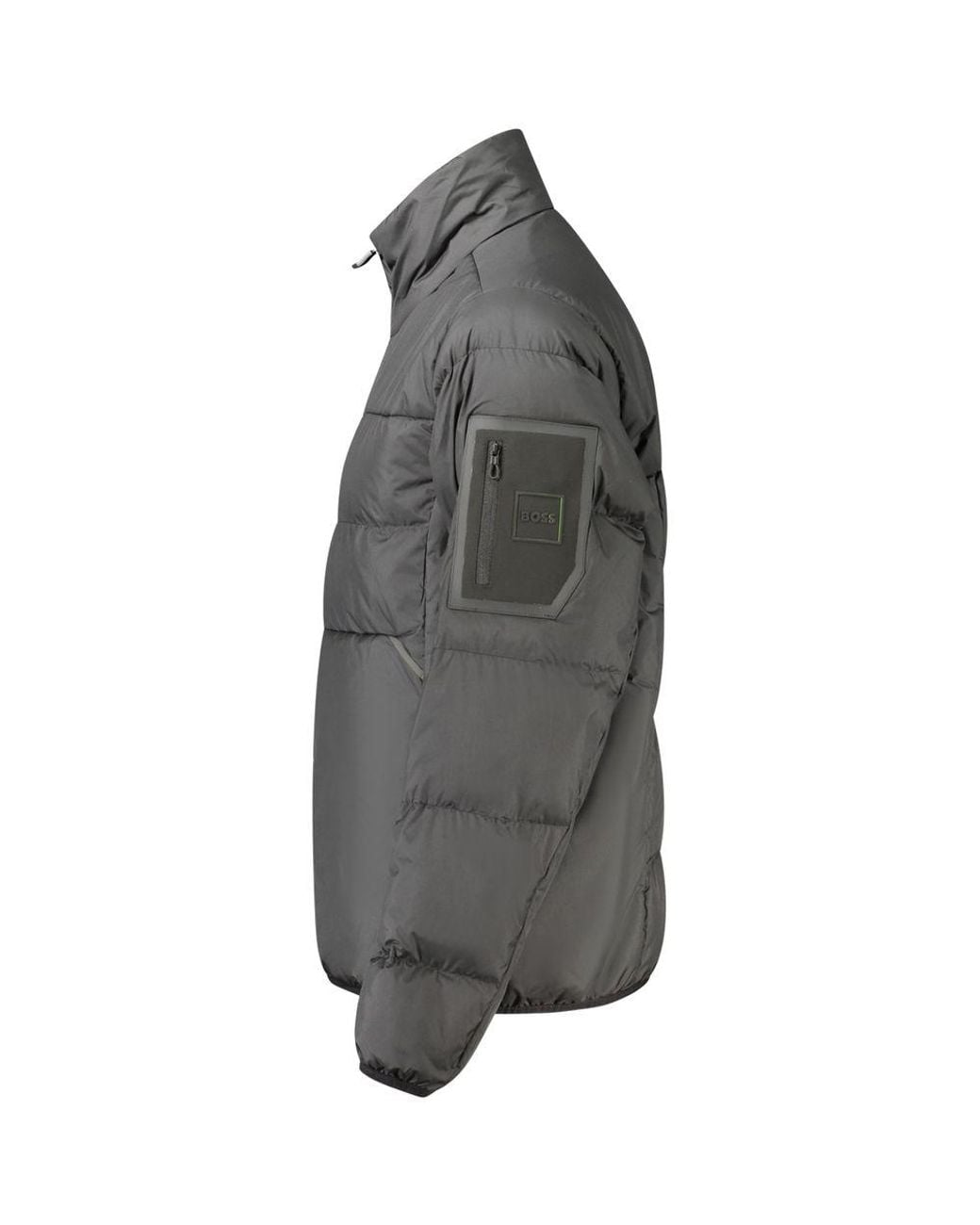 Boss Gray Polyester Jacket for men