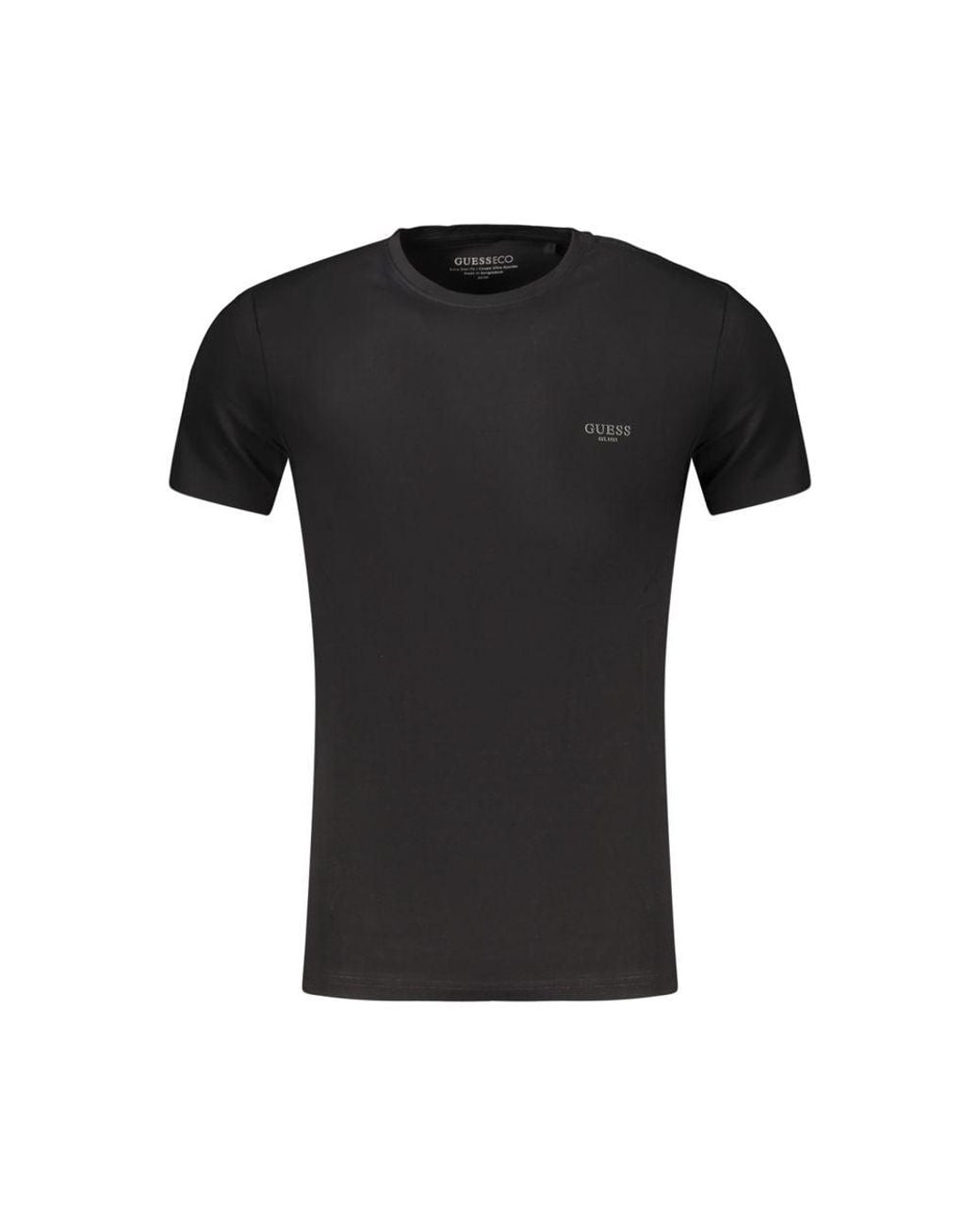 Guess Black Cotton Mens T for men