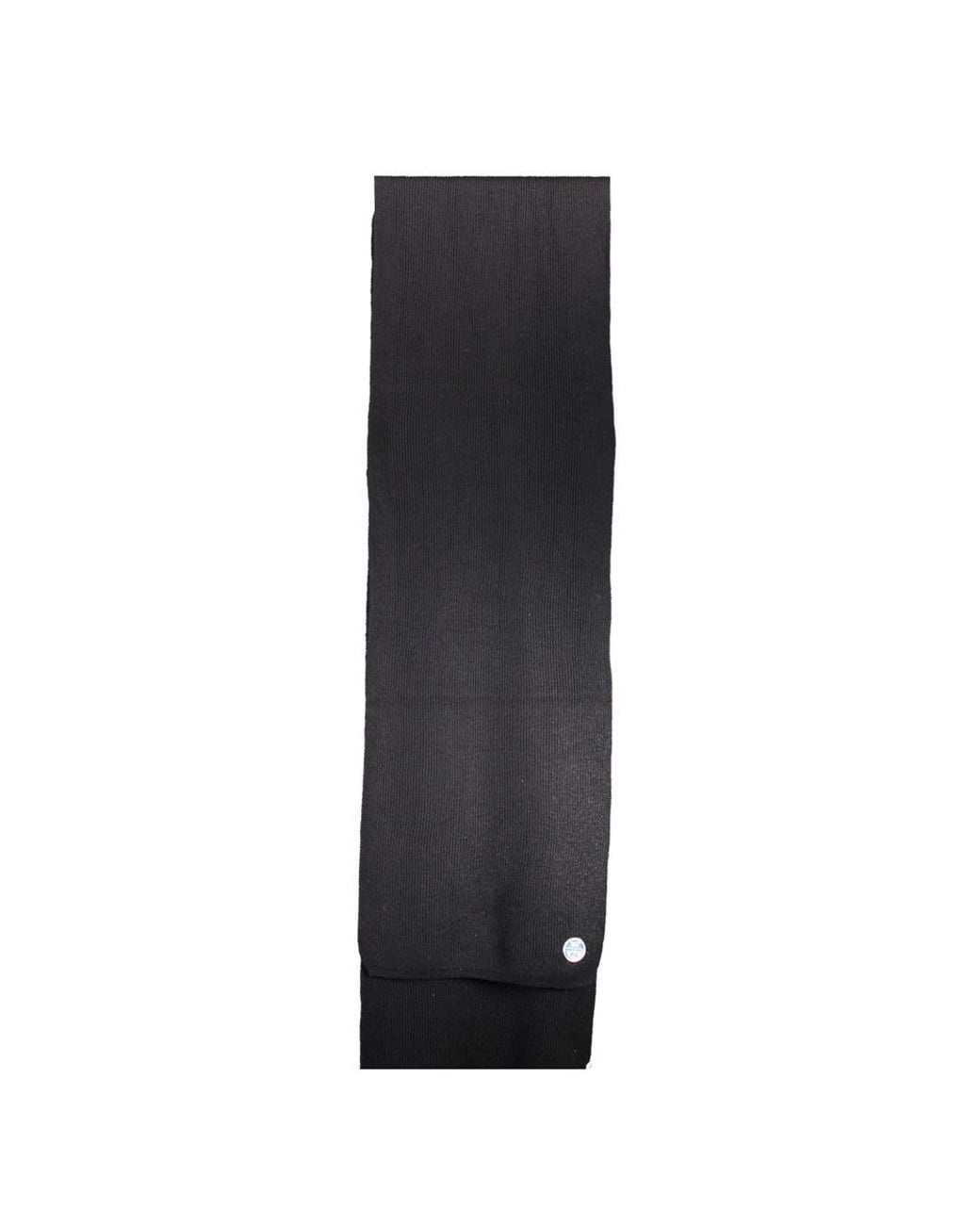 North Sails Black Cotton Scarf for men