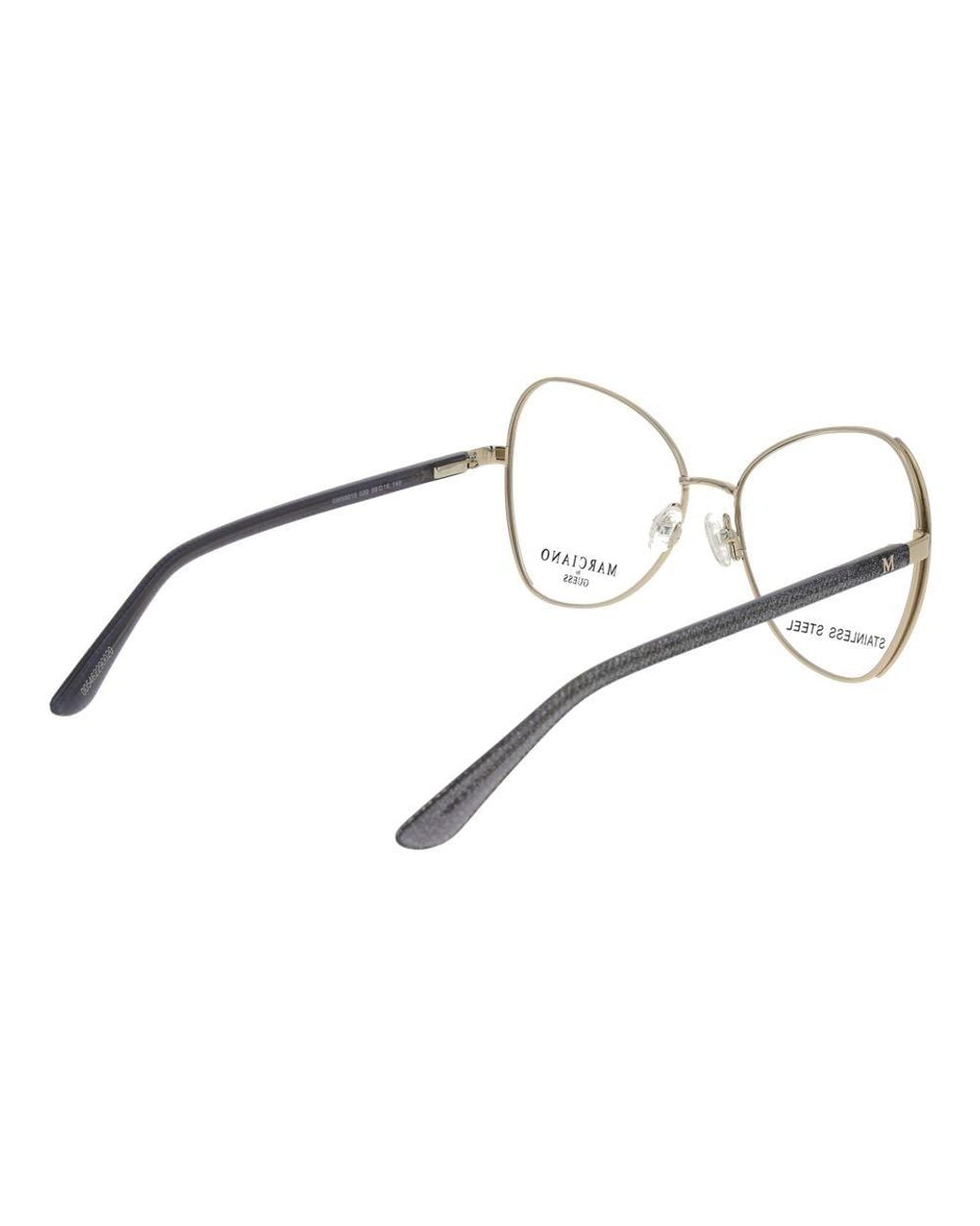 MARCIANO BY GUESS Metallic Gold Metal Glasses (frames)