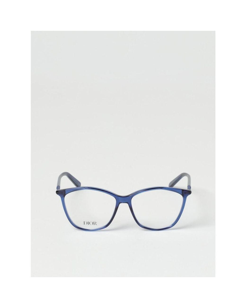 Dior White Blue Plastic Glasses (frames)
